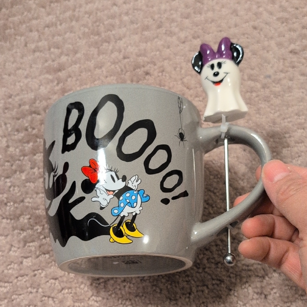 Disney Minnie Mouse Ghost Halloween Mug Cup 👻 Limited Edition NWT